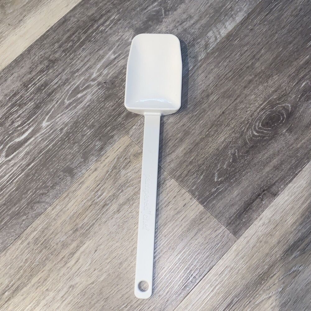 Pampered Chef Mix 'N Scraper #1657 Large Heavy Duty Silicone Spatula 12" ~ USA